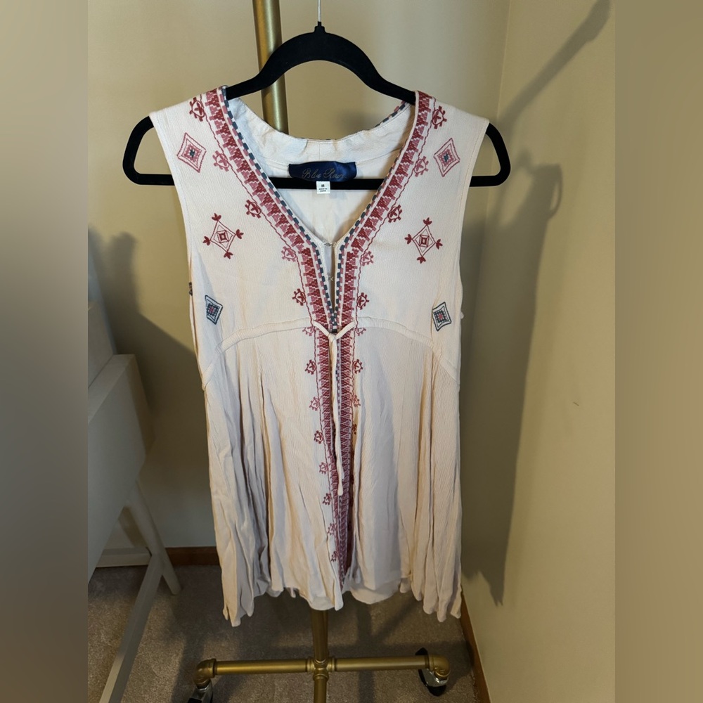 Blue Rain Mini Dress fron Francesca’s, Size Medium